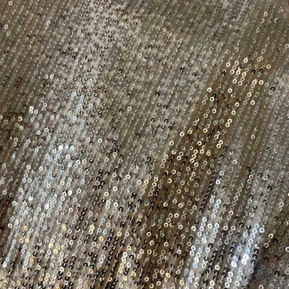 NEW ZARA SEQUIN GOLD COCKTAIL DRESS - Picture 11 of 12